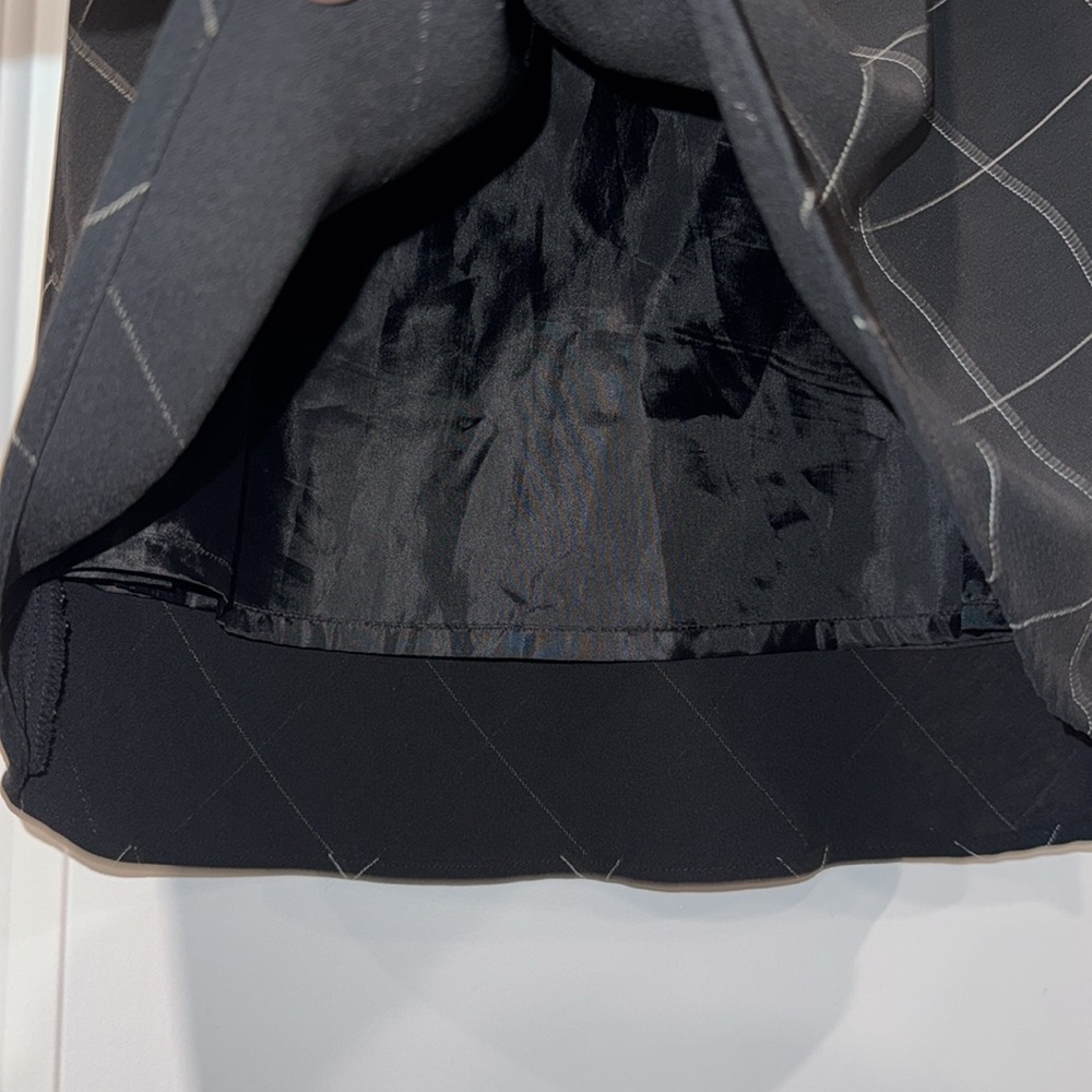 🔵 Michele Black A-Line Skirt Size 10 - Picture 4 of 6